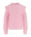 Isabel Marant Ribbed-knit Sweater In Pink