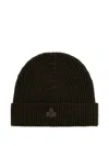 Isabel Marant Wool Hat With Logo Patch In Black
