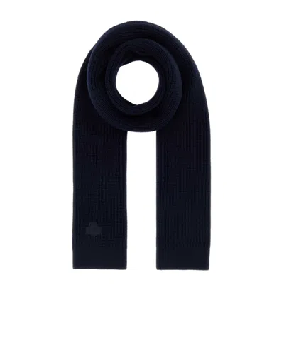 Isabel Marant Enolia-gb Silk-blend Scarf In Blue