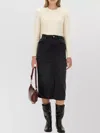 Isabel Marant Tilauria Fine Denim Midi Skirt Clothing