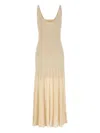 Isabel Marant Sand Stretch Cotton Blend Velma Dress In Neutral