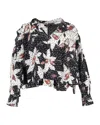 Isabel Marant Ricky Ruffled Printed Crepe De Chine Blouse In Multicolor Silk In Multi