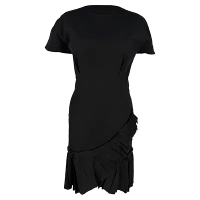 Isabel Marant Rimba Mini Dress In Black Linen