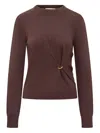 Isabel Marant Ring Detail Cosima-gb Sweater In Red