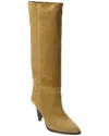 Isabel Marant Lispa Suede Knee-high Boots In Brown