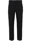 Isabel Marant Pinstriped Cigarette Trousers In Blue