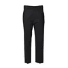 Isabel Marant Ritana Straight Trousers In Cool Virgin Wool Black In Black