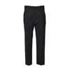 Isabel Marant Ritana Straight Trousers In Cool Virgin Wool Black In Black