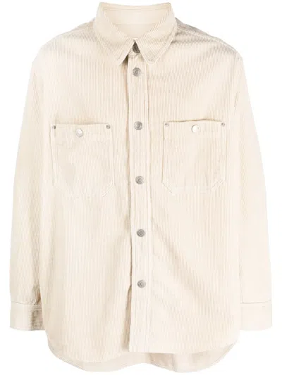 Isabel Marant Cordurou Cotton Shirt In Neutrals
