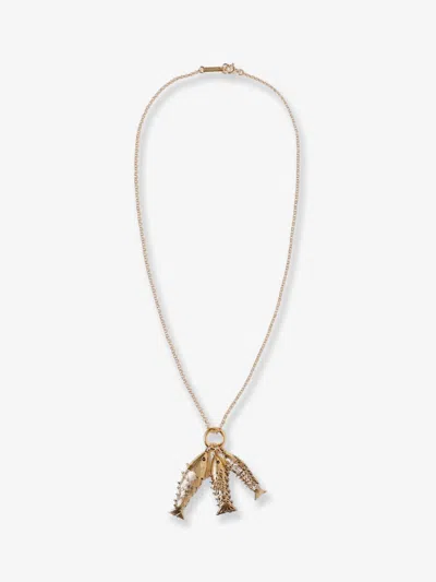 Isabel Marant Women River Brass Necklace In Gold