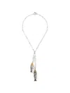 Isabel Marant River Silver And Gold-tone Necklace In Silver
