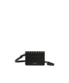 Isabel Marant Stud-embellished Cardholder In Black