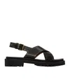 Isabel Marant Rivet Flat-soled Sandals In Black