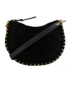 Isabel Marant Kanao Suede Cross-body Bag In Black