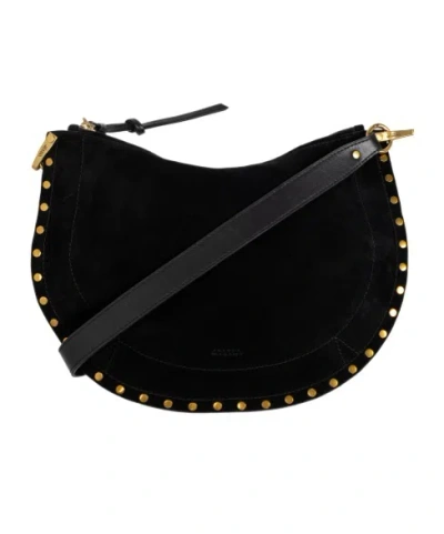 ISABEL MARANT ISABEL MARANT OSKAN LOGO STAMPED CROSSBODY BAG