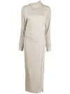 Isabel Marant Gemmy Asymmetric Maxi Dress
