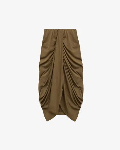 Isabel Marant Anny Skirt In Bronze