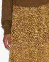 Isabel Marant Syana Ruched Printed Stretch-silk Crepe De Chine Maxi Skirt In Brown