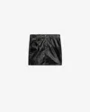 Isabel Marant Minigonna Laviana In Similpelle Ardesia Donna In Vintage Grey