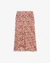 Isabel Marant A-line Floral Midi Skirt