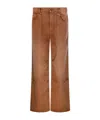 Isabel Marant High Waist Trousers Wide Legs In Brown