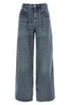 Isabel Marant High-waisted Straight Blue Jeans In Blue