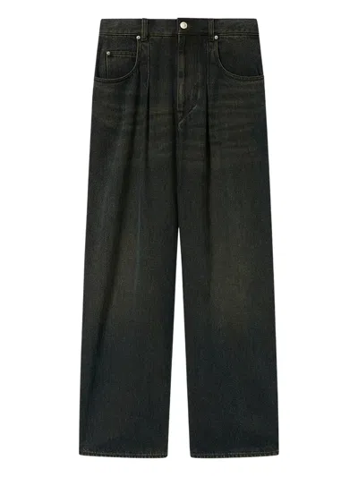 Isabel Marant Rodayna Pocket Jeans In Black