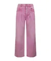 Isabel Marant Rodaynaf Jeans In Pink