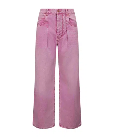 Isabel Marant Rodaynaf Jeans In Pink