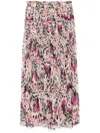 Isabel Marant Rolande Maxi Skirt In Multi