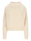 Isabel Marant 'romane' 'ecru' Alpaca Blend Sweater In Neutral