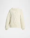 Isabel Marant Romane Irish Funnel-neck Alpaca Sweater In Neutral