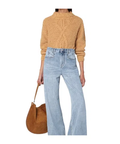ISABEL MARANT ROMANE SWEATER WITH CABLE KNIT
