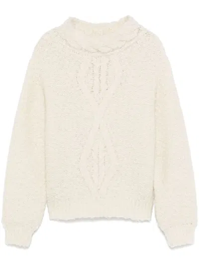 Isabel Marant Romane Sweater Woman In Neutral