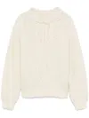 Isabel Marant Romane-gb Sweater Knitwear Brown In Neutral