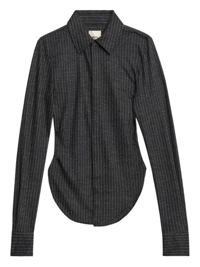 ISABEL MARANT ROMEA PINSTRIPE SHIRT