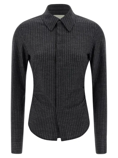 ISABEL MARANT ROMEA SHIRT AND BLOUSE GRAY