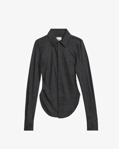 Isabel Marant Romea Shirt In Gray