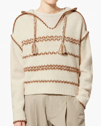 Isabel Marant Romera Sweater In Ecru/bronze In Neutral