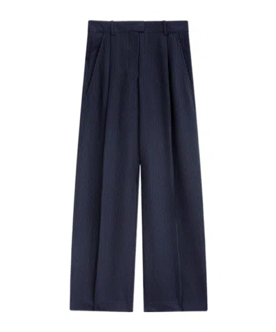 Isabel Marant Romina High-waisted Wide-leg Pants In Black