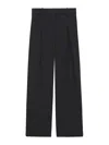 Isabel Marant Tailored Trousers Pleated Wide-leg Design In Black