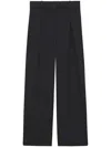 Isabel Marant Tailored Trousers Pleated Wide-leg Design In Black