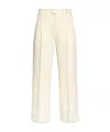 Isabel Marant Romina Pinstripe Tailored Trousers In White