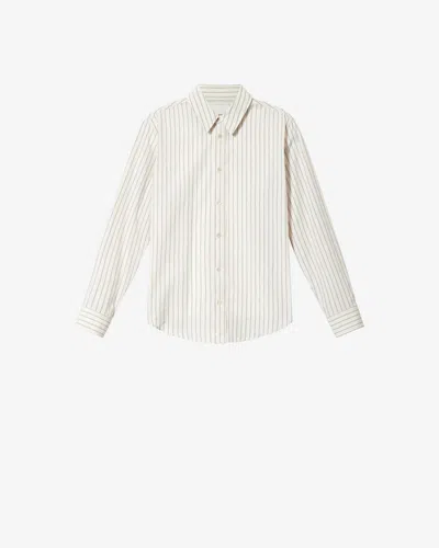 Isabel Marant Rony Striped Shirt In Multi
