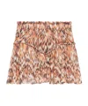 Isabel Marant Roumi Printed Cotton Skirt In Nude