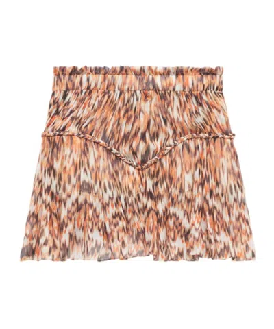 ISABEL MARANT ISABEL MARANT ROUMI GEORGETTE CREPE SKIRT
