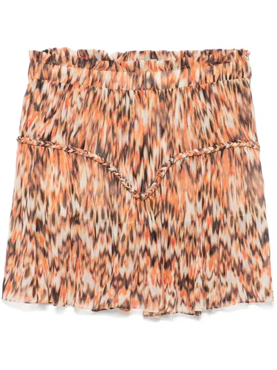 ISABEL MARANT ISABEL MARANT ROUMI PRINTED COTTON SKIRT