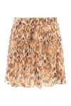 Isabel Marant Women Printed Crepe Roumi Mini Skirt In Multicolor