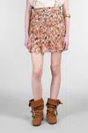 Isabel Marant Roumi Printed Cotton Skirt In Multicolor