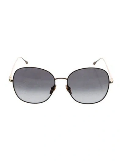 Pre-owned Isabel Marant Round Gradient Sunglasses In Gold